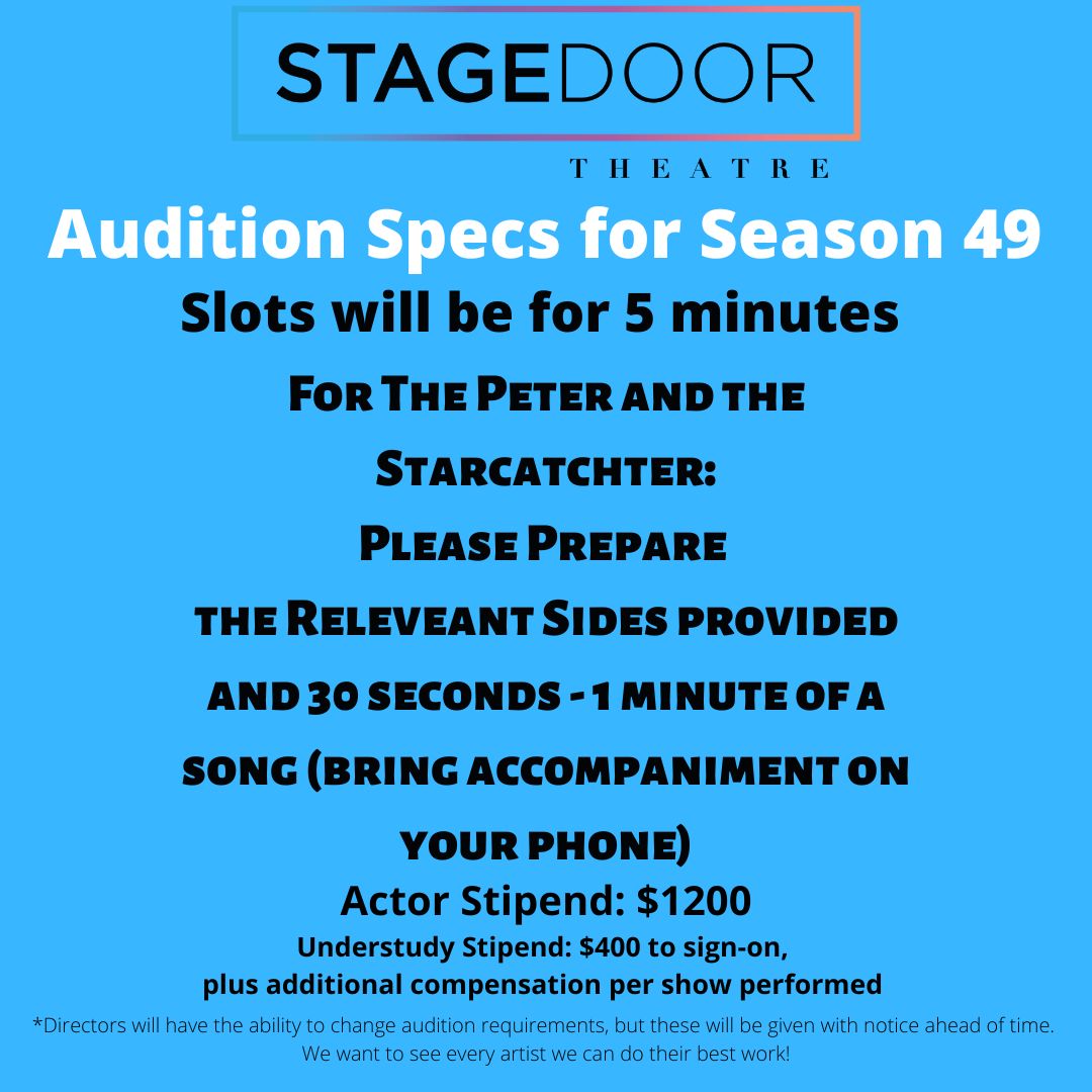 Auditions Stage Door Theatre